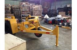 China 3 Ton Underground Cable Tools Wire Spool Trailer With Over Run Brake System supplier