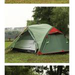 Aluminum Pole Windproof And Rainproof Camping Tent Double Double Decker