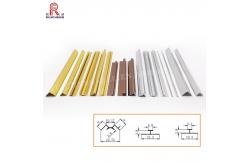China Antifingerprint Aluminium Panel Trim , 3m Aluminium Square Edge Tile Trim supplier