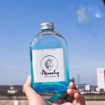 Customized Logo PET 400ml 500ml juice bottle for sale
