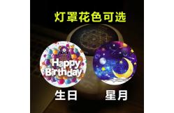 China 360 Degree Rotation LED Projector Night Light 12x13cm For Baby supplier