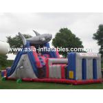 Inflatable Shark Obstacle Challenges, Inflatable Obstacle Course for sale