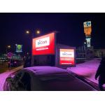 16ft 12ft 14ft Mobile Digital LED Billboard Truck 192*192mm Box Mounted Customized