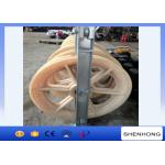 Nylon Large Diameter Rope Pulley Overhead Transmission Line Rope Sheaves Pulleys for sale