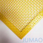 Decorative Yellow Wire Mesh Room Divider Grille SS201 ODM for sale