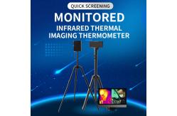 China Lcd Display Walk Through Temperature Scanner Non Contact Temp Monitoring System supplier
