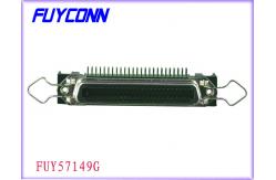 China 36 Pin Centronic Right Angle PCB Mounting Female Printer Connector supplier