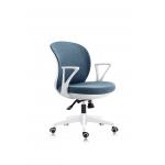 White Ergonomic Swivel Office Chair Mesh Fabric Swivel Computer Chair for sale