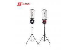 China 20-140KM/H Shuttlecock Throwing Machine With Foldable Tripod supplier