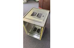 China Conductive PP 5 Side ESD Magazine Rack Shelving Gear Track Adjustable supplier