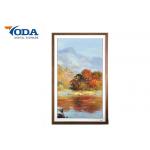 Intelligent Wireless Picture Frame , Wooden Material Electronic Photo Album for sale