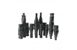 China Current 30A Copper Solar Branch Connector IP67 Rated Tin Plated Contacts supplier