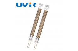 China Gold Plated Heating Radiator 2000w , Water Based Paint Infrared Heating Lamp supplier