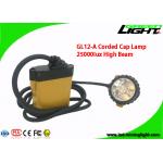 Coal Mining Cap Lights Hard Hat 10.4AH IP68 25000lux High Beam With 2A Charger for sale