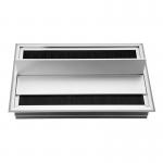 Hidden Cables Aluminium Desktop Socket Box Socket Cable Storage Box