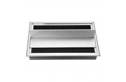 China Hidden Cables Aluminium Desktop Socket Box Socket Cable Storage Box supplier