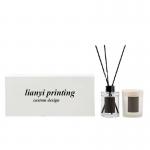 Embossing End Recycled Scented Candle Packaging Boxes For Aromatherapy Reed Diffuser for sale