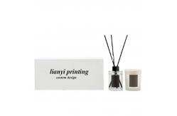 China Embossing End Recycled Scented Candle Packaging Boxes For Aromatherapy Reed Diffuser supplier