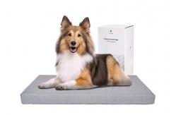 China 27 Inches 600D Memory Foam Dog Bed Antimicrobial Cotton supplier
