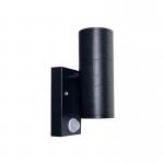 Warm White Color IP65 Outdoor wall light with black housing for Yard with COB LED for sale