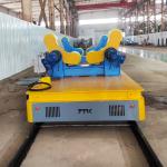 Explosion Proof Two Car Linkage Special Track Transfer Cart For Spray Booth