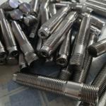 Gr.5 Titanium Fasteners Automobile Wheel Bolts And Nuts M14x80mm for sale