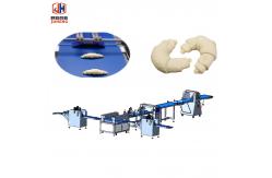 China 3000pcs/H Plain Croissant Making Machine Various Croissant Make Up Line supplier