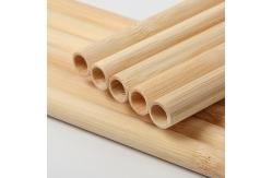 China 7mm Eco Friendly bulk Bamboo Drinking Straws 100Pack Custom supplier