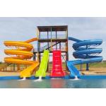 Adults Water Park Playground Equipment Amusement Fiberglass Slides