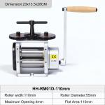 Steel Rolling Mills Machines Manual Hand Crank Tableting 110/130mm