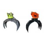 Multifunctional Digger Hydraulic Rock Grab Attachment Q355B Excavator Log Grapple for sale