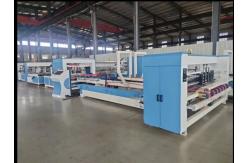 China Compact Automatic Stiching Carton Folder Gluer Machine Electric Driven supplier