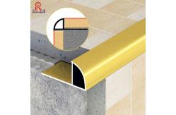 China Round Shape Aluminum Floor Edge Trim Anodized Edge Ceramic Trim Line supplier