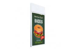 China Hanging double sided lcd advertising screen with remote control software supplier
