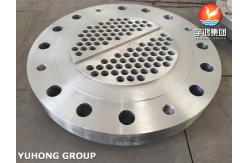 China Heat Exchanger Parts Sa266 Gr.2n Carbon Steel Tubesheet Thread Hole supplier
