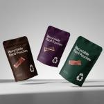 Custom Printed 8-Side Flat Bottom Stand-Up Pouches With Degassing Valve for sale