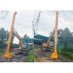 14M 15M Excavator Telescopic Arm Long Arm With Bucket Digging Foundation Pit