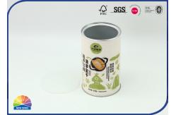 China Metal Bottom Composite Paper Tube With Aluminum Foil Inside Liner supplier
