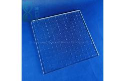 China CNC Machining Of High Precision Fused Quartz Perforated Quartz Glass Sheets supplier