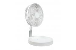China Vertical Portable Foldable Fan USB Rechargeable Remote Control With Night Light supplier