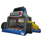 Indoor Playground Car Combo Inflatable Jump House  7.5 X 6.5m For 3 - 15years Old Children for sale