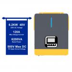 6200w 48vdc On/Off Grid Hybrid Solar Pure Sine Wave Inverter With Lead Acid Battery for sale