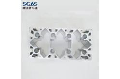China Custom 6063 T5 Extruded Aluminum Extrusion Silver Anodizing Mill Finish supplier