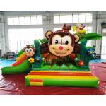 Monkey Inflatable Bouncer Slide Commercial Bounce House Combo for sale
