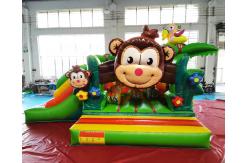China Monkey Inflatable Bouncer Slide Commercial Bounce House Combo supplier