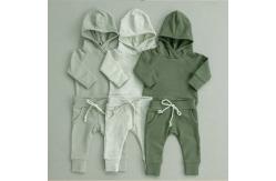 China French Terry Fabric Custom Pullover Sweatshirt Top And Pant 260gsm 16T supplier