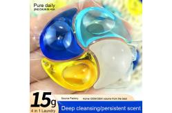 China 15g Four-In-One Long-Lasting Fragrance Four-Chamber Design Laundry Detergent Pods supplier