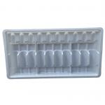 PET blister packaging tray 1ml 2ml water injection medicine ampoule tray customization for sale