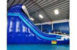 China Double Side PVC Tarpaulin Inflatable Pool Slide For Advertisement supplier