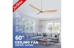 China 60 inches Modern Design Ceiling Fan with Remote Control and Natural Wind Install supplier